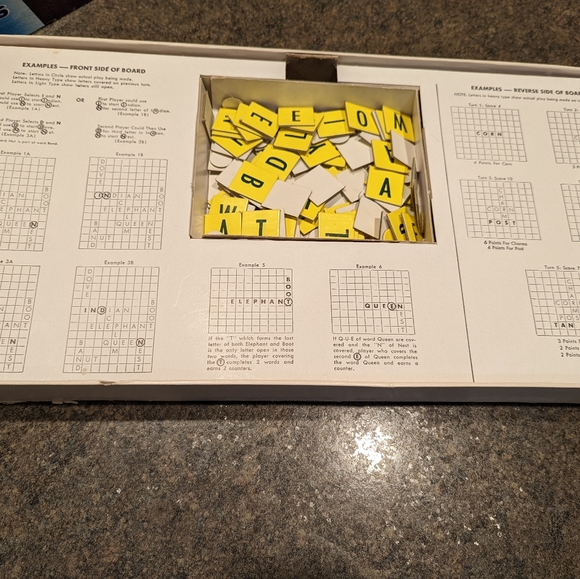 Vintage 1958 Scrabble Junior Board Game - Picture 7 of 7